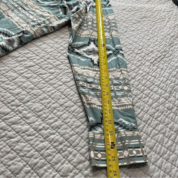 Rock & Roll Denim Aztec Print Snap Shirt Women’s Size XXL - Picture 10 of 10